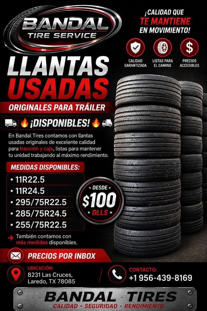 Llantas usadas para trailer