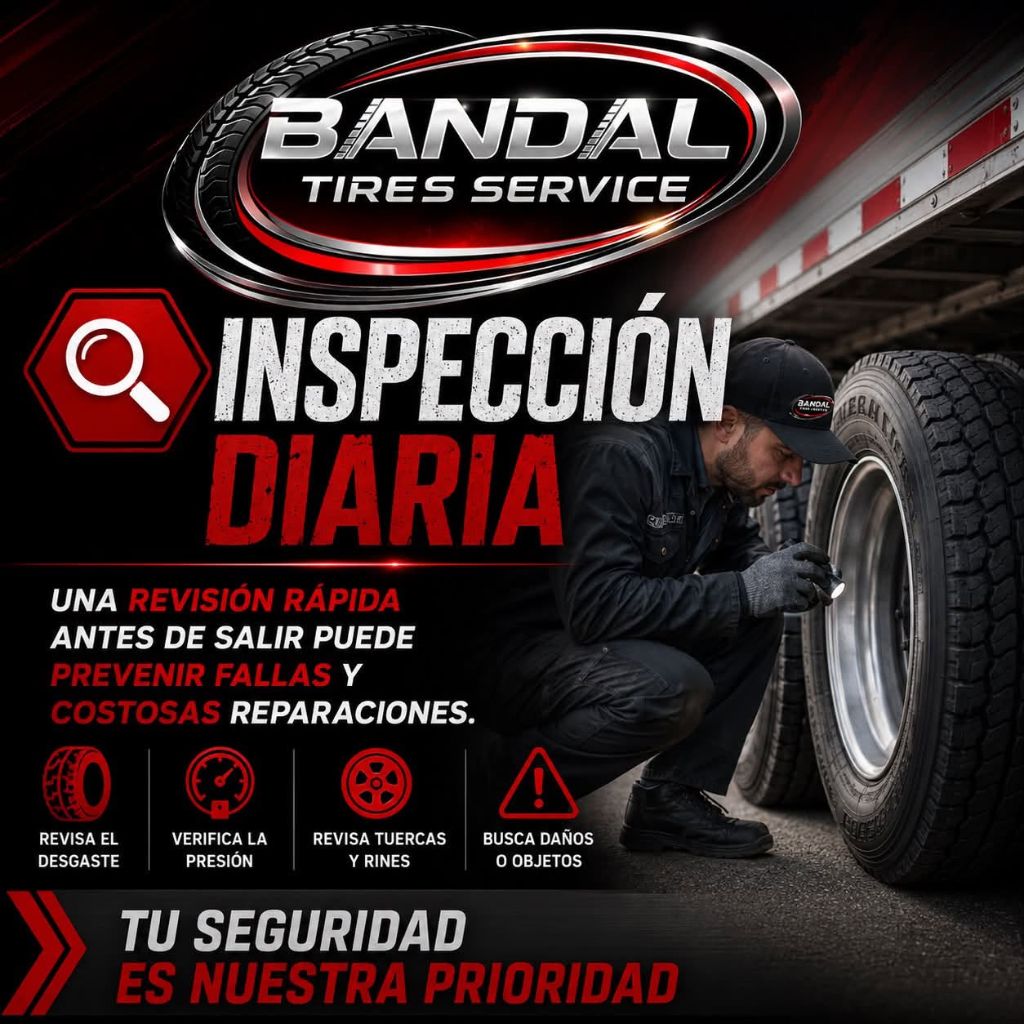 Inspección diaria — Tu seguridad es nuestra prioridad
